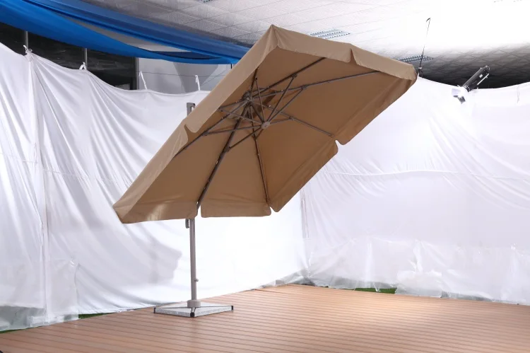 Good Quality Multi-position Restaurant Terrace Garden Outdoor Roman Umbrella