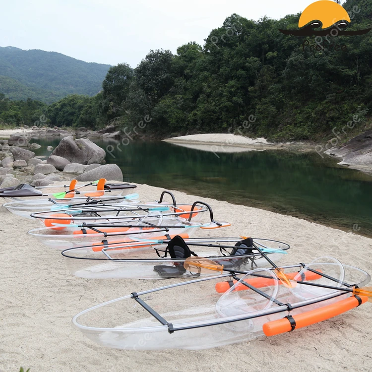 
PC Transparent Kayak/ Clear Plastic Boat/ Double Seats /newest /canoe with decent design 