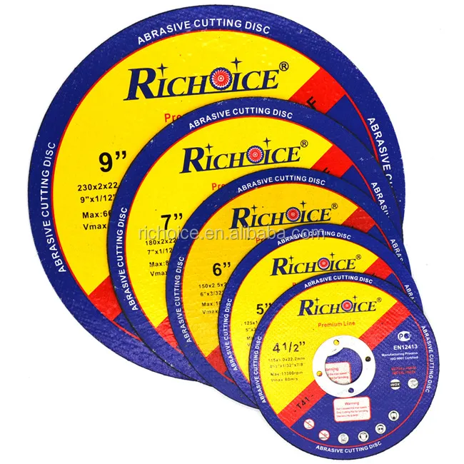 RICHOICE professional 4-7' Abrasive cutting  disc  cutting disk cut-off wheel for angle grinders for metal/stone