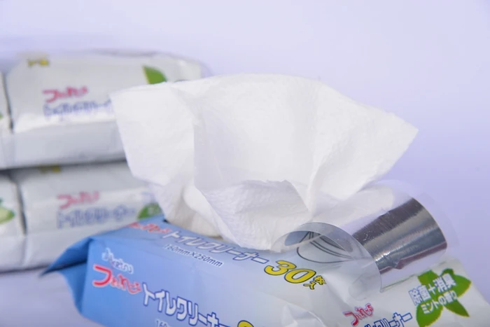 thick Japanese sanitary biodegradable toilet cleaning flushable wet wipes 30sheets/ pack x 1P