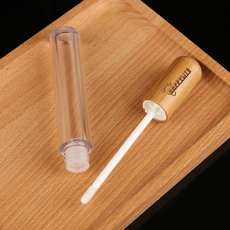 5ml Eco Friendly Lip Gloss Containers Tube Packaging 5ml Mini Bamboo Lipstick Tube
