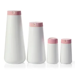 HDPE plastic spice salt and  pepper bottle  suger spice cylinder round custom shaker bottle