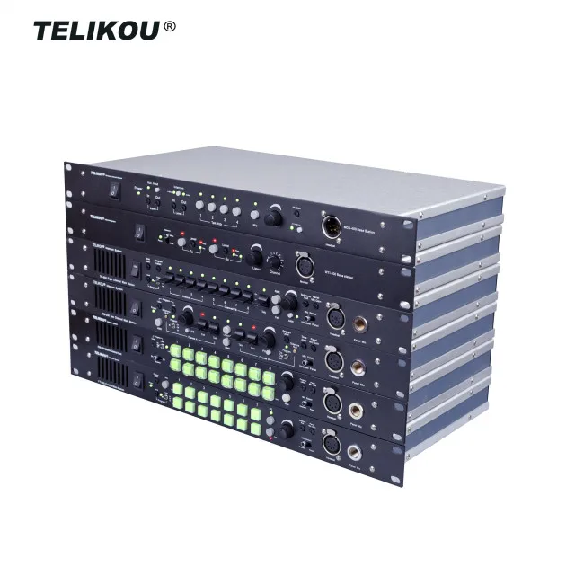
TELIKOU FM 804 4 Wire Eight ports matrix distribution matrix panel intercom master station 