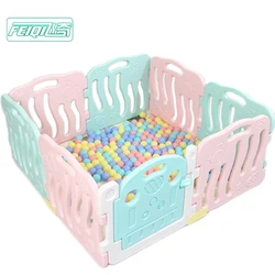 White Baby Folding European Standard Luxury Baby Children Princess Playpen For Children