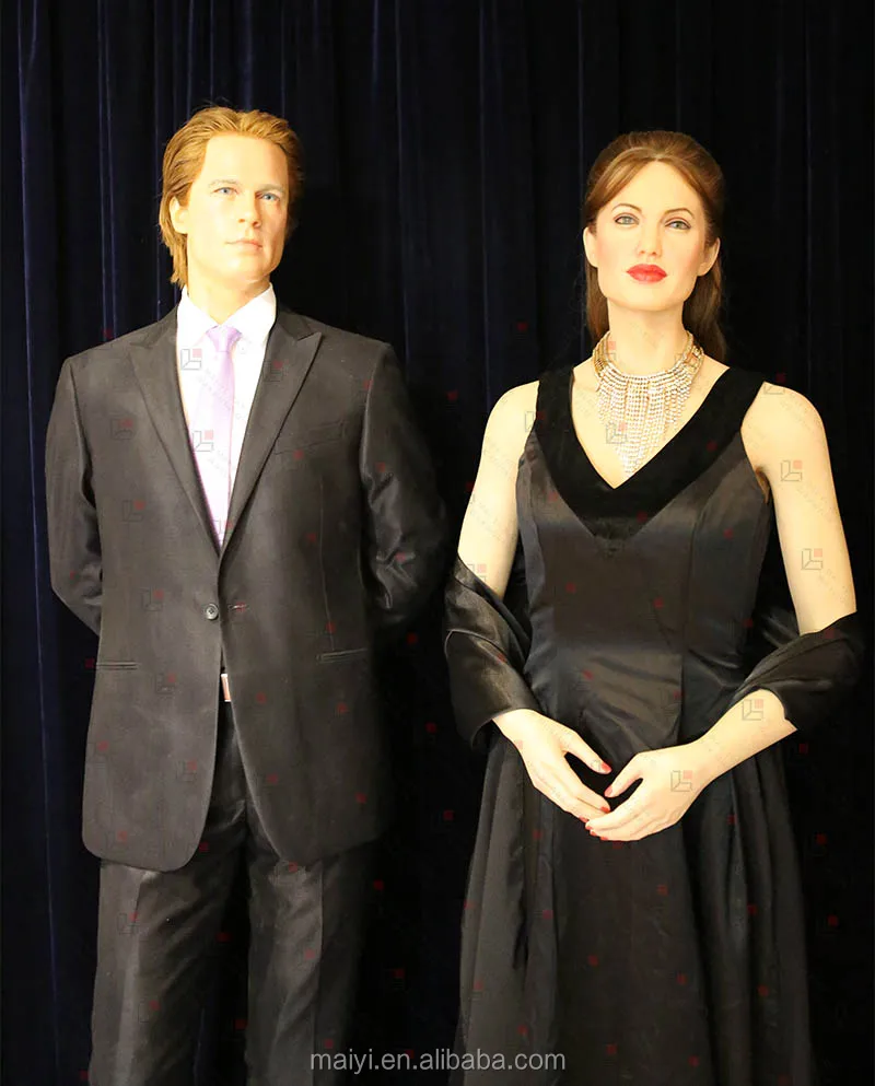 Angelina Julie Life Size Sculptuer Celebrity Wax Statues Factory Customized