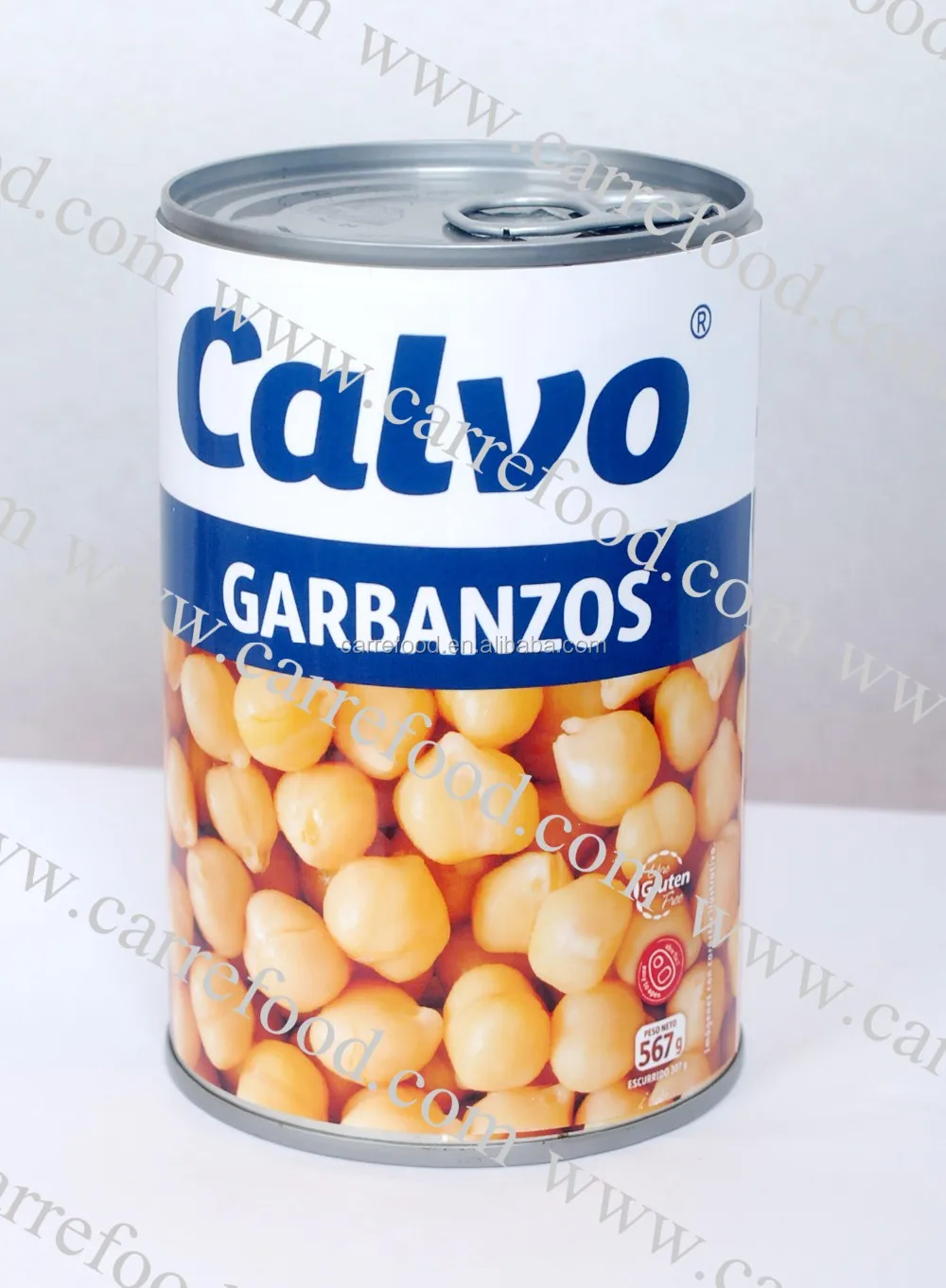 
High quality GARBANZOS canned chick peas from carre food 