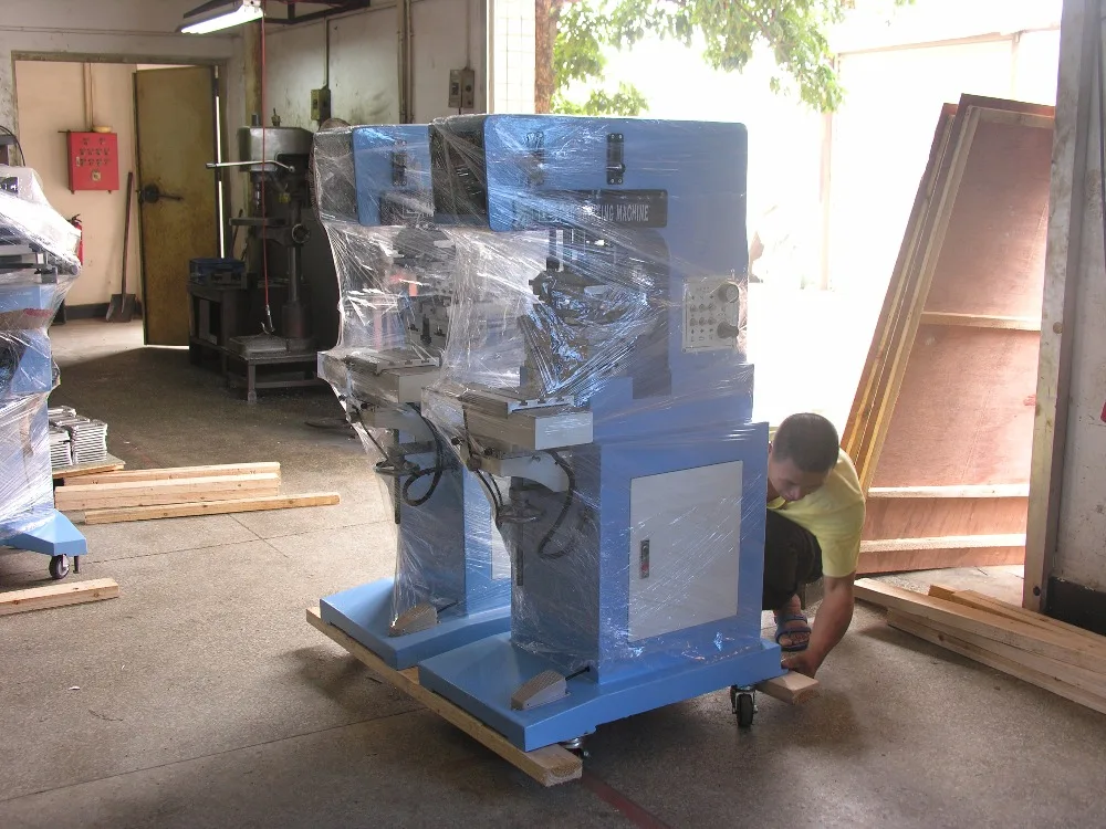 China lc brand double-color semi-automatic pad printing machines LC-PM2-300 large sale