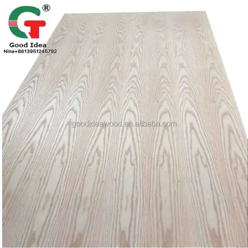 red Oak natural veneer MDF plywood 7.5mm 14mm 17mm 18mm 4.5mm oce face double face