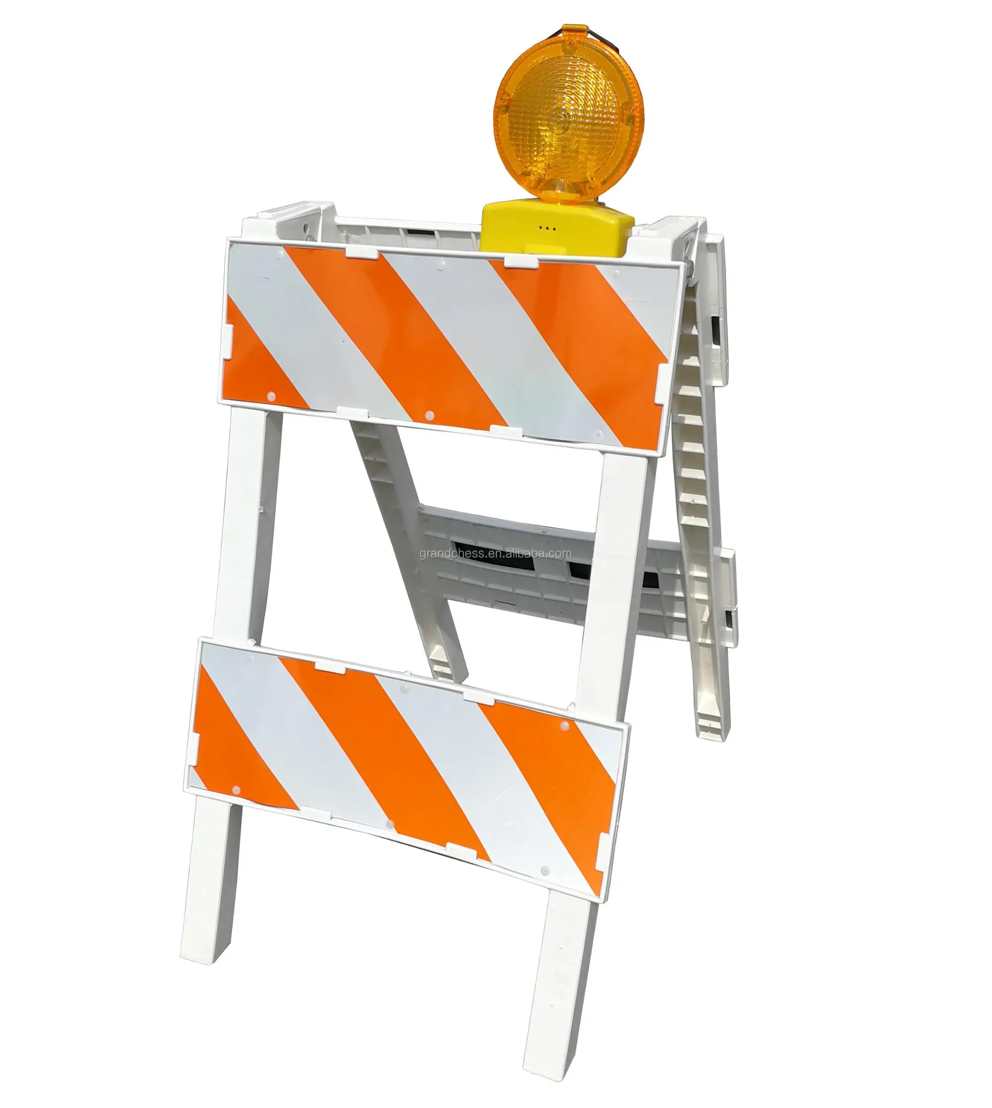 
American standard type I temporary portable folding plastic traffic road barricades 