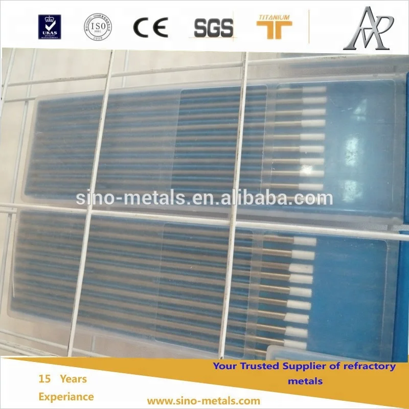 tungsten electrodes color code