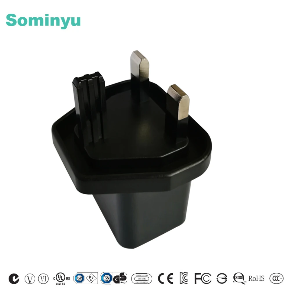 sominyu fast charging 5v 9v 12 QC3.0 wireless power adapter CE FCC pd charger for digital products