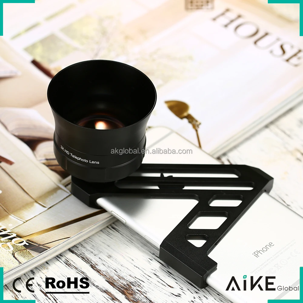 Universal Clip 3X Telephoto Mobile Phone Lens for iPhone Samsung all Smart Phone