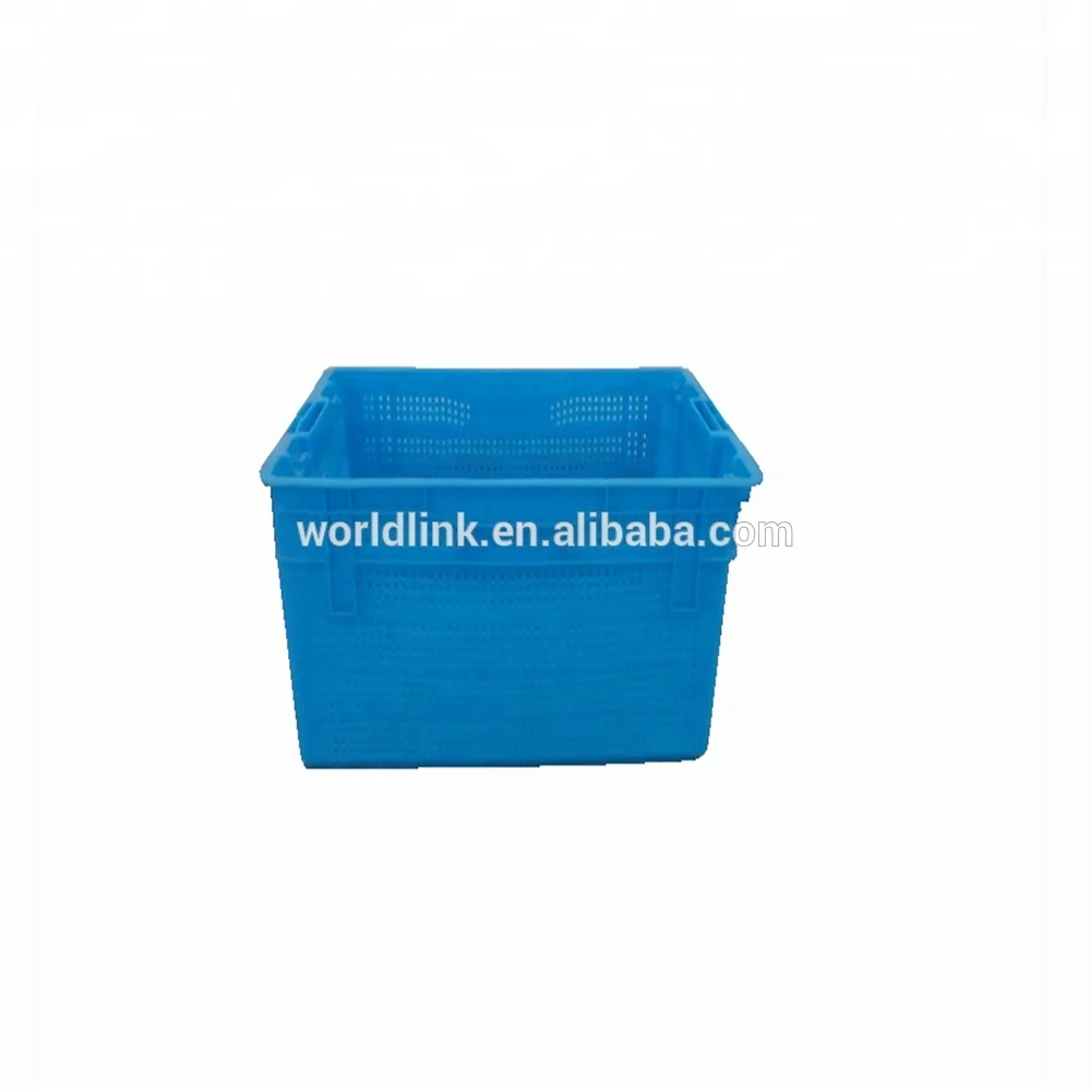 Food Grade Stackable and Nestable Plastic Mesh Tote