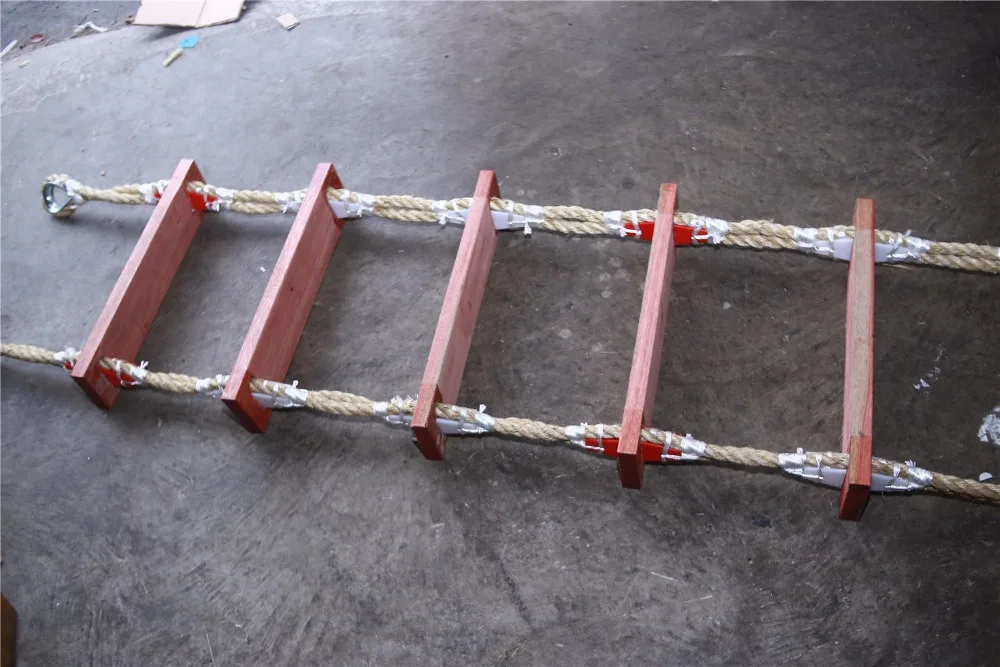 Best design boat escape rope ladders, ship climbing rope ladder