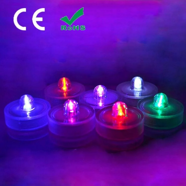 flameless led tea candle light electronic waterproof led candle for party pub