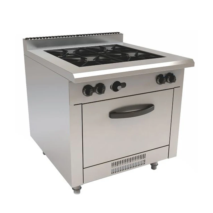 Hospitality Industry Solutions Depth 900Mm Gas Modular Cooking Line Commerical Kitchen Equipment
