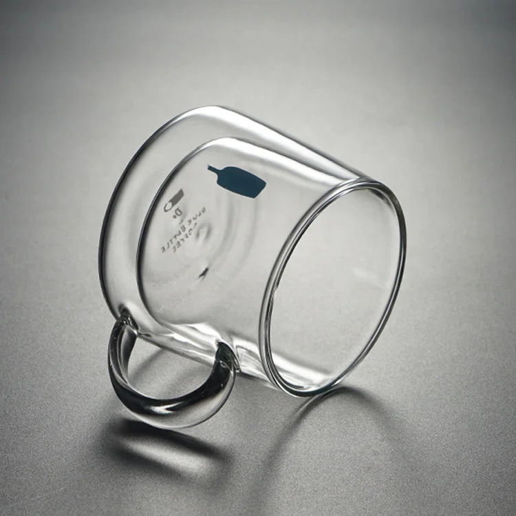 Factory Direct clear coffee latte glass espresso cup 8 oz glass mug