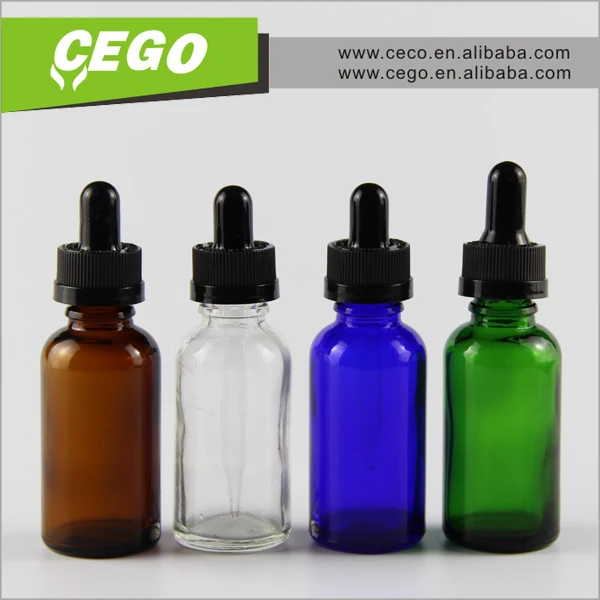 Цена завода круглый 20 мл 2 унц. 30 мл прозрачного стекла флакон-капельница для электронной cig масло электронной жидкости