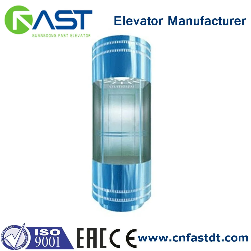 
Observation glass elevator panoramic elevator lift 