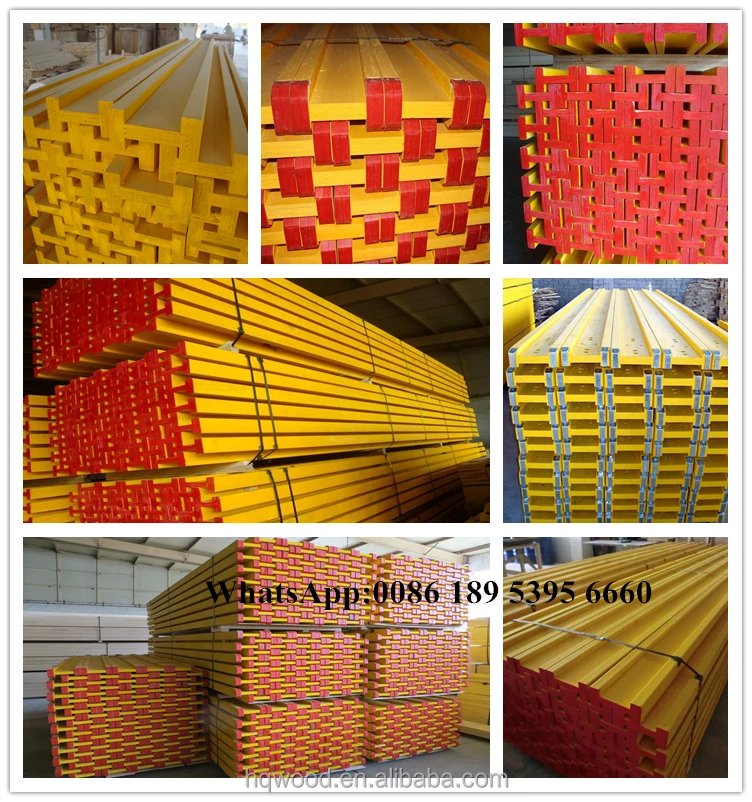 Factory used wood formwork timber doka h20 beam