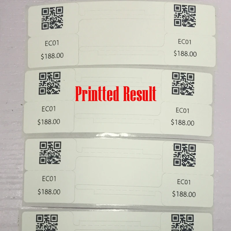 80mm tagging machine for Jewelry printing solution thermal printer no need ribbon provide free template support many language