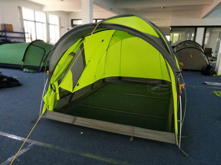 Leading Professional Geodesic Large Space Portable Custom Camping Equipment Tent Manufacturer China Flame Retardant Non-PFC