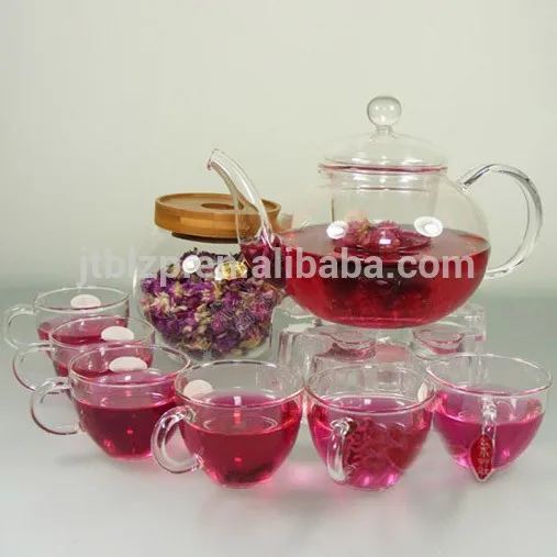 Factory Direct 800 ml pyrex teapot