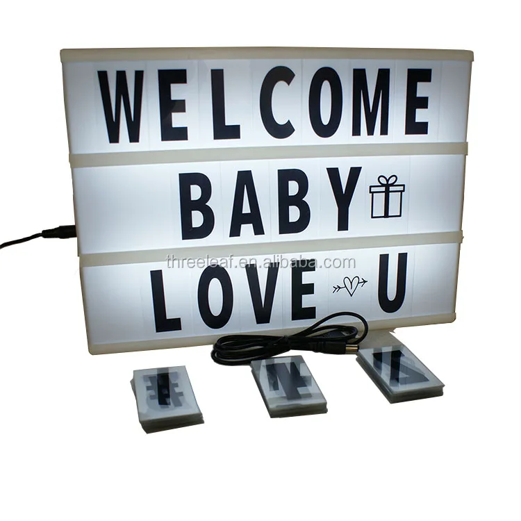 Дисплей для просмотра кино освещенные украшение световой короб Tic освещение почтовый ящик пакет