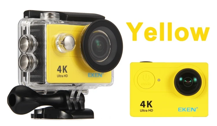 
100% Original EKEN H9 Sports camera 4K wifi Ultra HD 1080p 60fps 170D waterproof camera sports mini cam 
