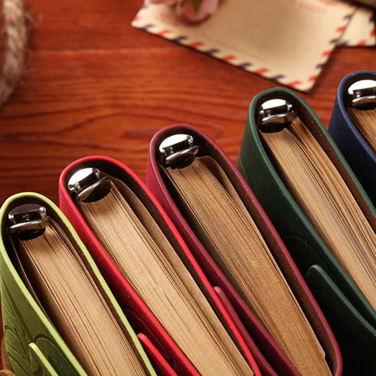 New Sketchbook Stationery Agenda Vintage Diary Notebook Writing Pockets Book Leaf Blank Travel Journal Gift