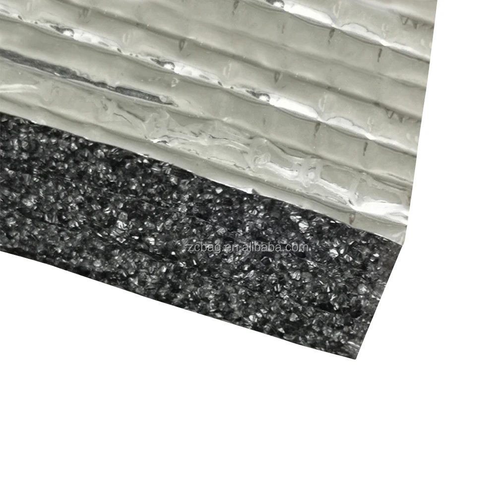 EPE expanded polyethylene foam heat insulation self adhesive aluminum foil EPE foam insulation sheet