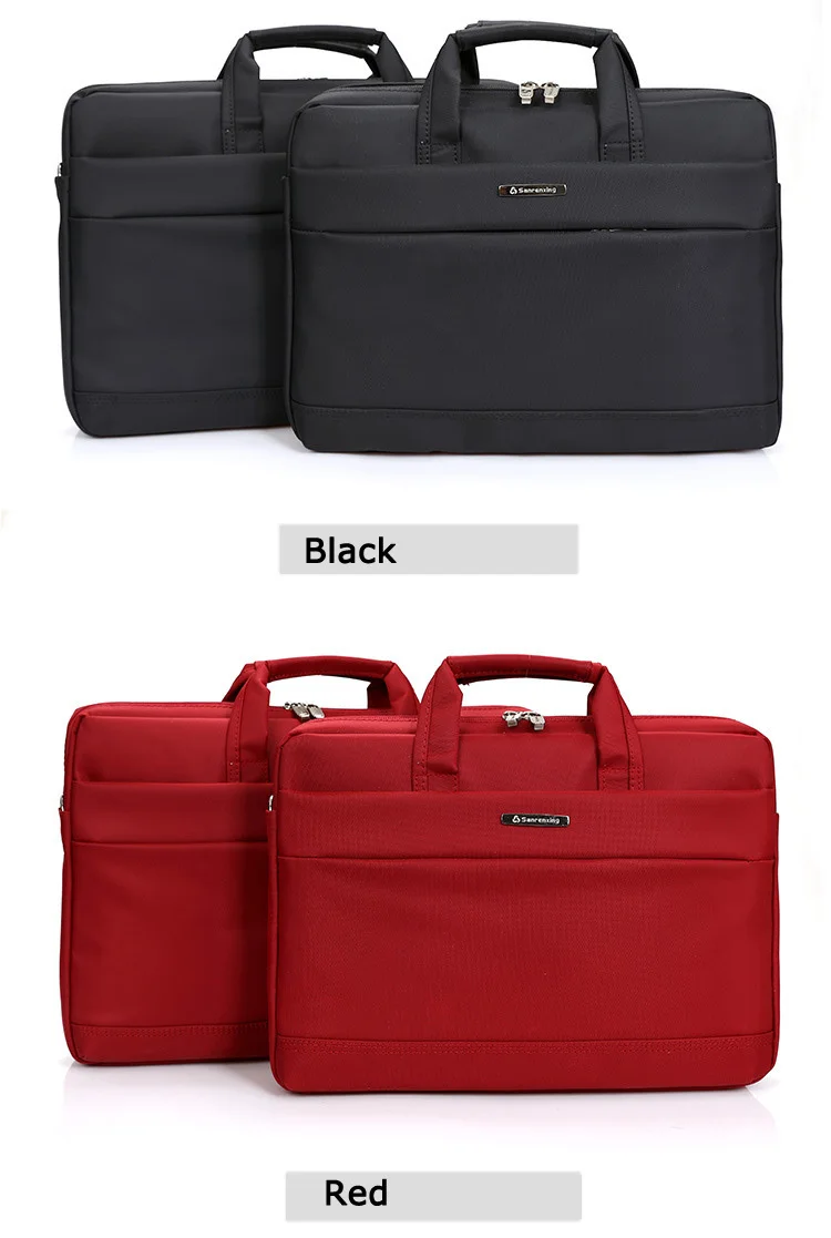 Adjustable shoulder ladies laptop bag messenger / computer bag