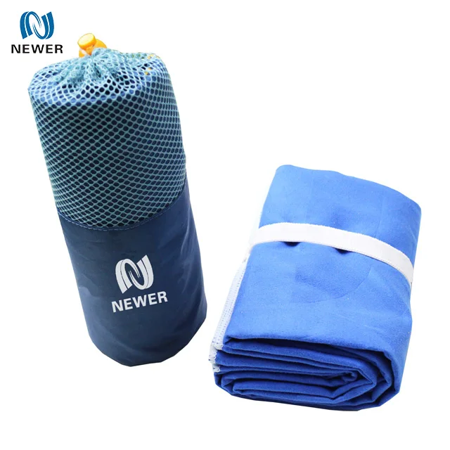 
Wholesale oem spain japan malaysia german large thick custom double face suede microfiber towel fot beach travel sports 