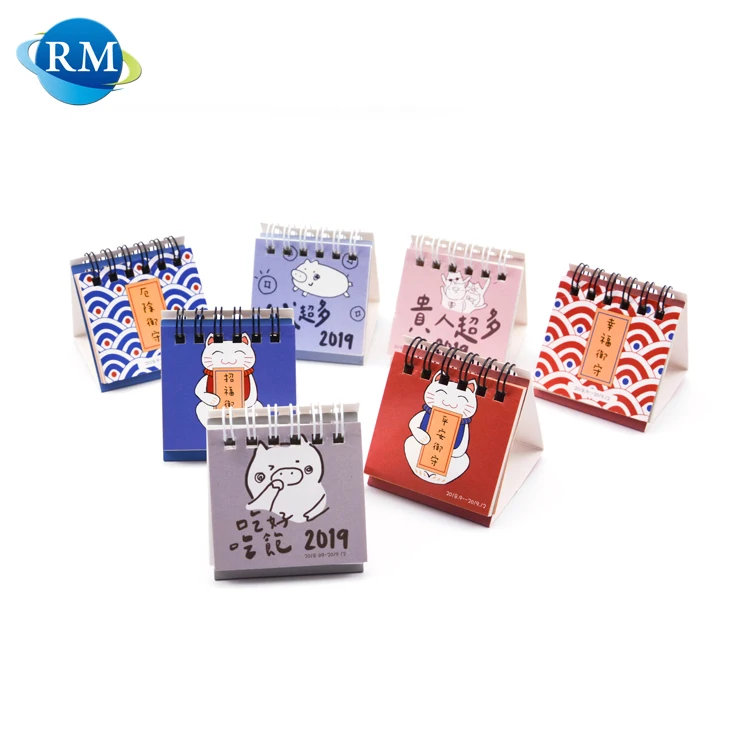 
Popular Student Custom Folding Paper Desk 365 Day Calendar 