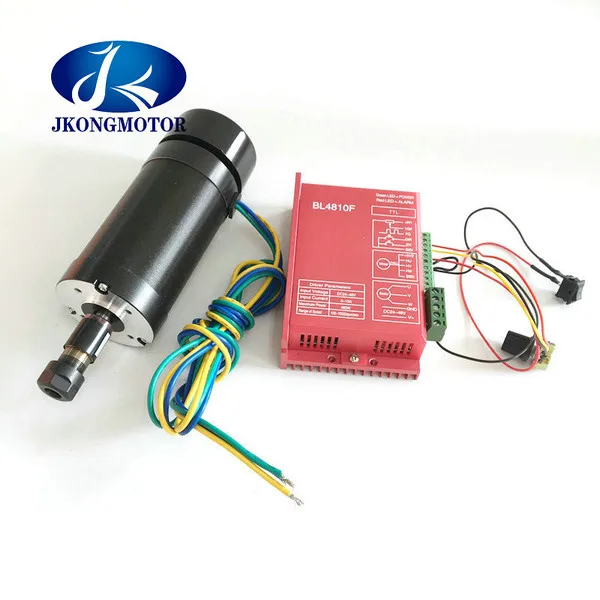 500w ER11 with 3.175 collet air-cooled spindle motor 48V 11000rpm