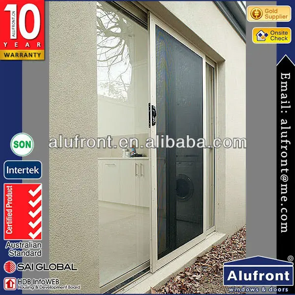 Factory price  tempered balcony sliding glass door for buildings
