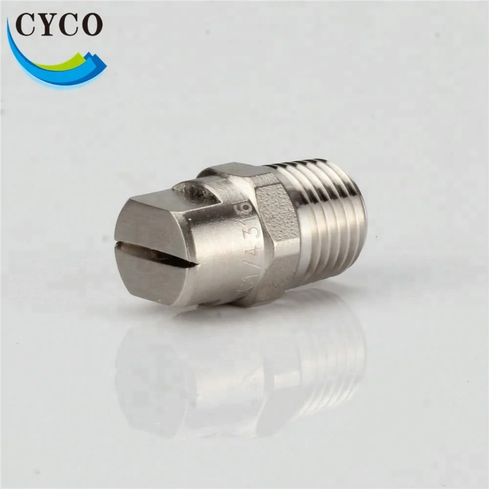 
Industria vee jet flat fan foam water spray nozzle 