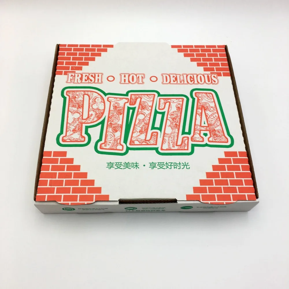 Factory Price Custom Corrugated Brown Paper 12 inch Pizza Box