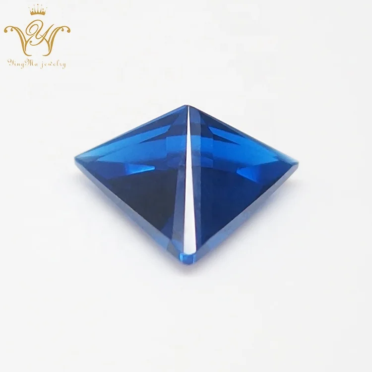 Synthetic Blue Gemstone Triangle Cut 113# Spinel Gemstones