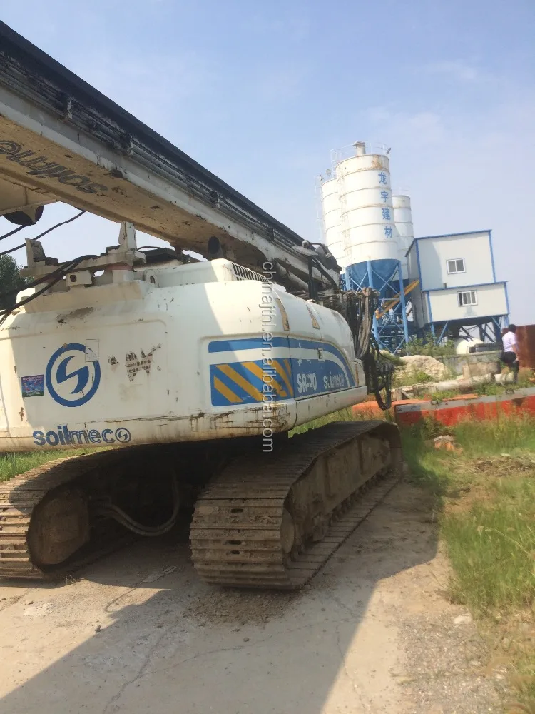 Used SOILMEC SR40 piling rig