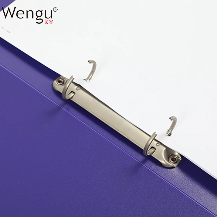 
Good Quality Wholesale Shenghua Printing Custom Print A4 Size Document Holder A4 PP Plastic File Folder 2 Ring Binder 