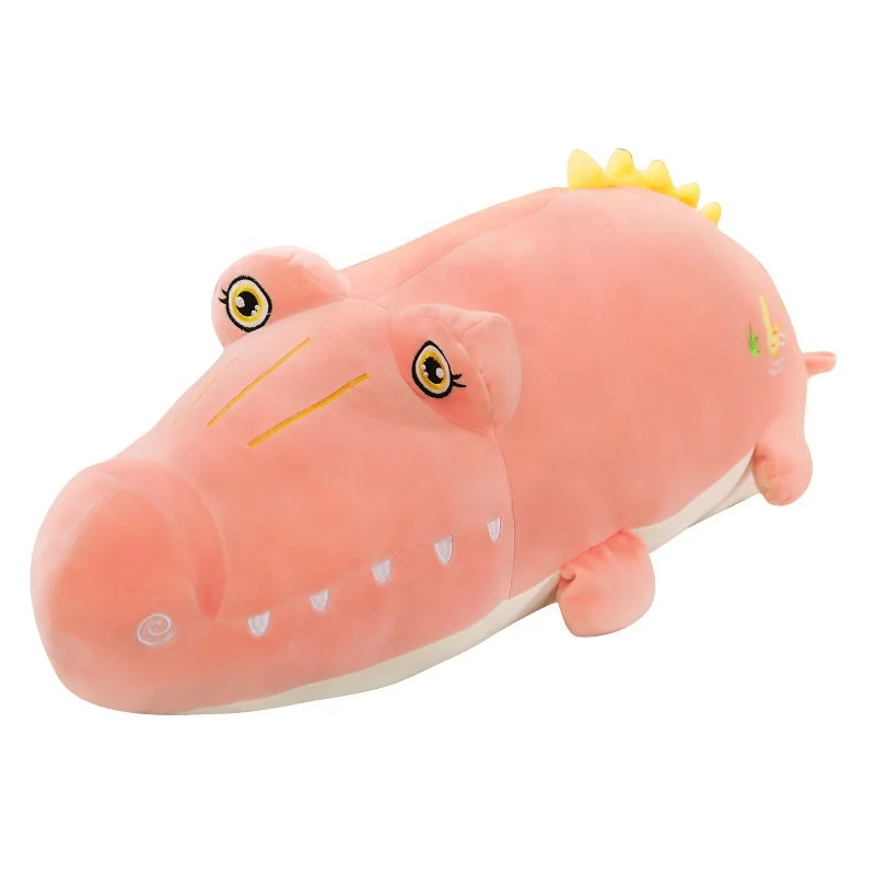 custom Girl pillow birthday gift wholesale custom crocodile plush toy doll