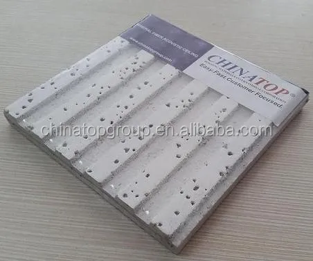 Потолочная плитка из минерального волокна (ледник, большое отверстие и черный)