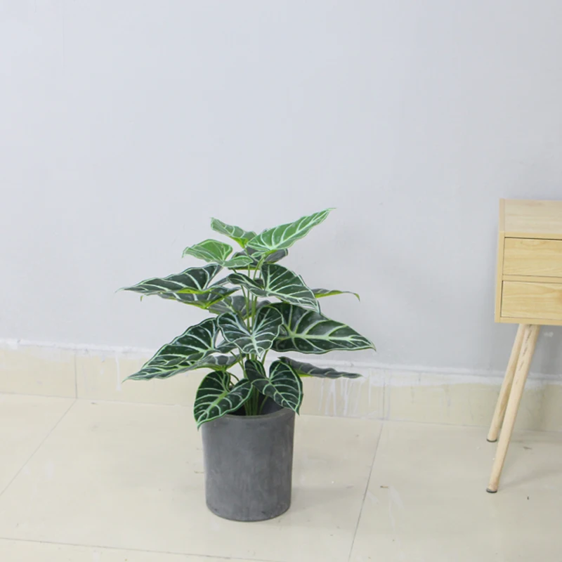 Factory wholesale artificial taro plant indoor decoration and environment trunk