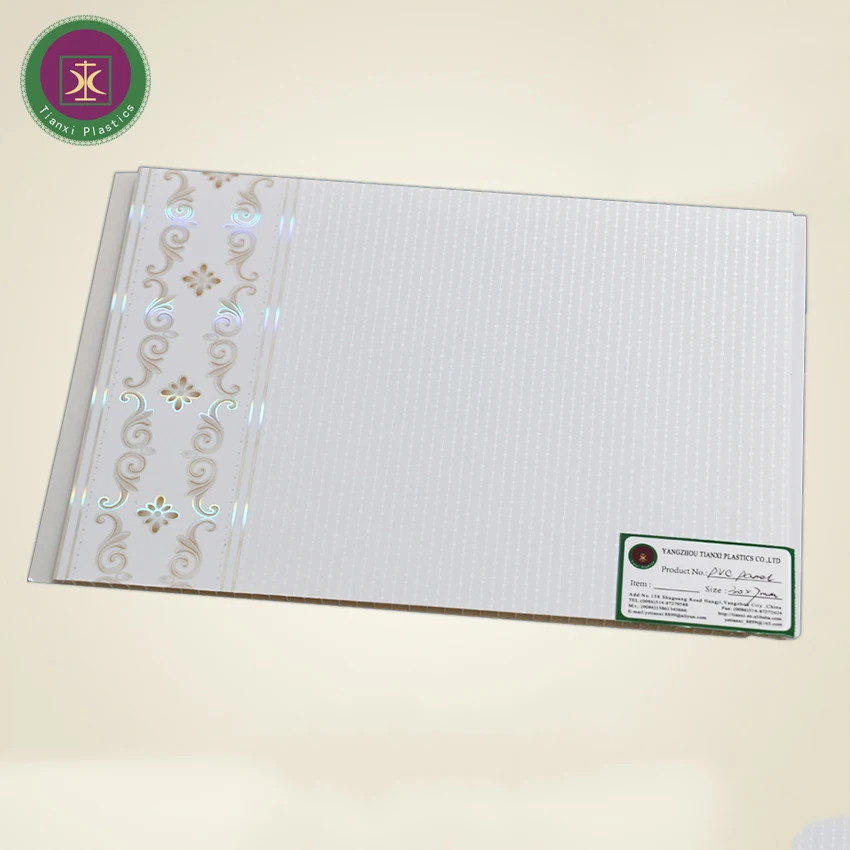 PVC ceiling tiles plastic ceiling panels and false wall panels for bathroom kitchen