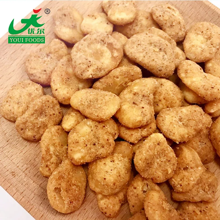 Высоковолокнистые с различными вкусами здоровые широкими бобами закуски для веганов