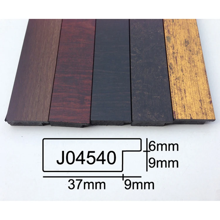 Free Sample Wholesale Gold Color Ps Picture Frame Moulding