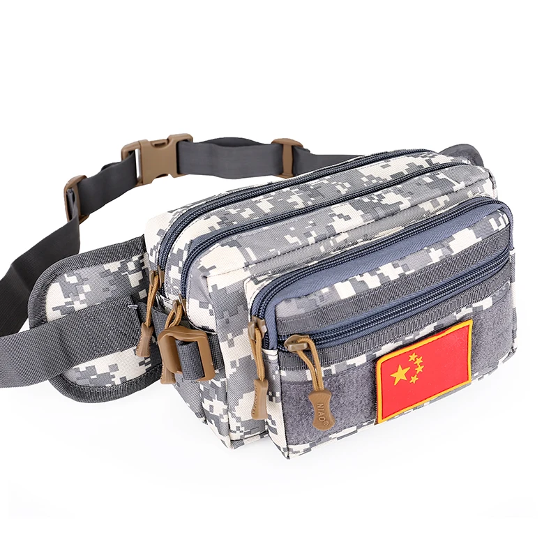 
OEM Custom & Wholesale Fashion Sell well Sturdy and Durable Adjustable Strap Camo fanny pack waist bag for women&men 
