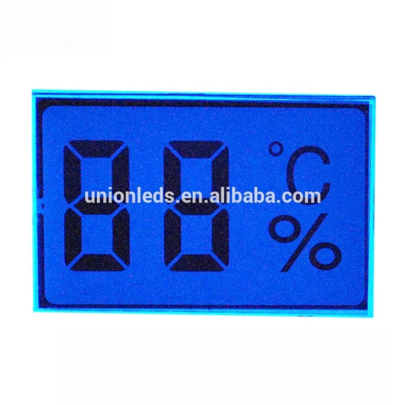 
Lower Cost 2 Digit Segment Display Glass LCD Screen with TN Type 
