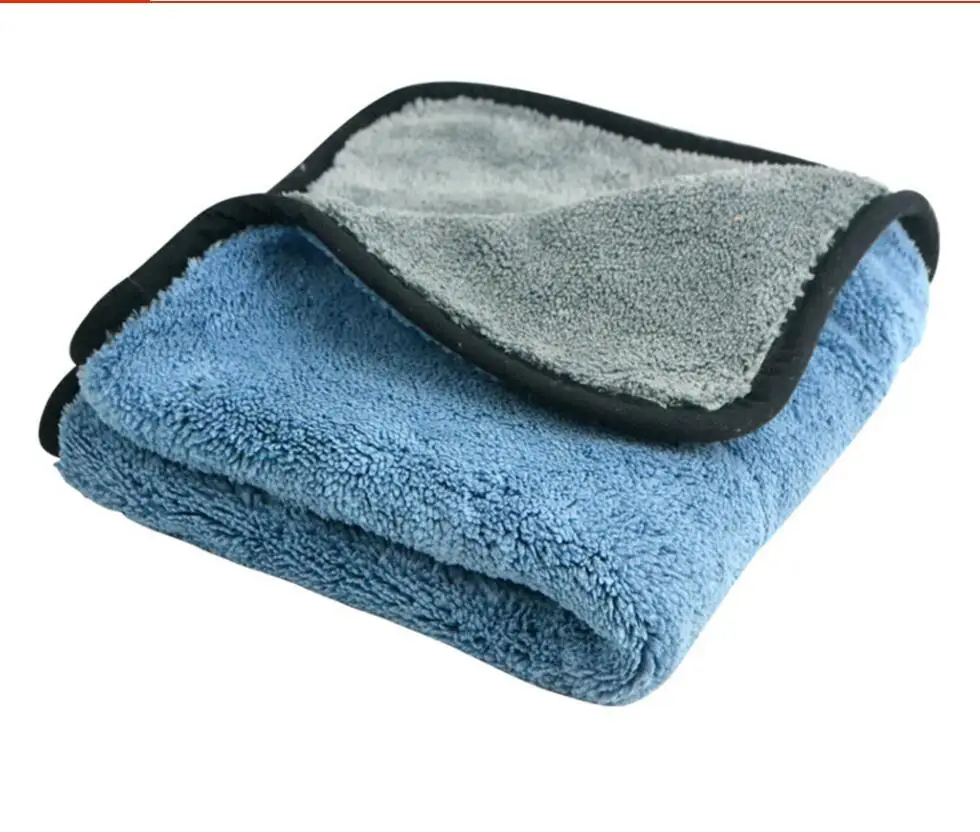 Hot sale custom super absorbent cleaning drying microfiber car wash towel Thick Absorbent Coral Fleece Car Washer Towel